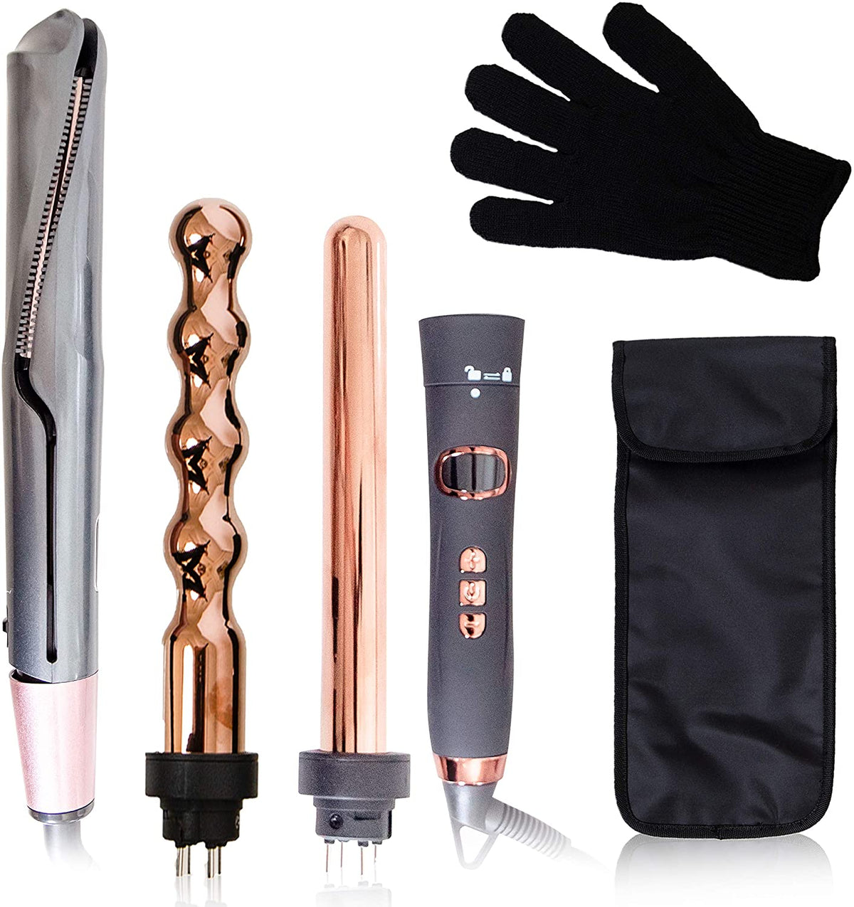 Blenci Interchangeable Curling Wand Set